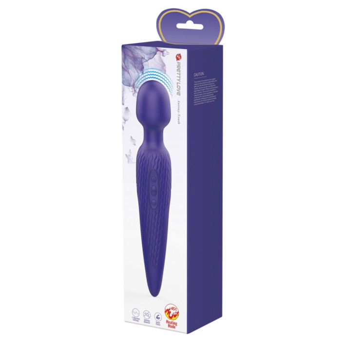 Vibrator Bagheta Cu Functie Incalzire Antony Youth, Indigo, 26 Cm 9