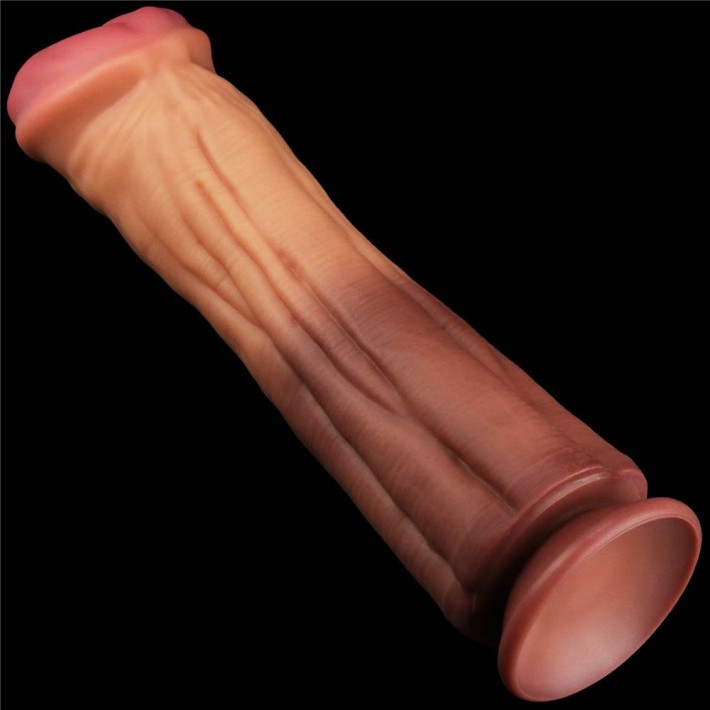 Dildo Mega Dublu-stratificat Nature Cock, 30.4 Cm 5