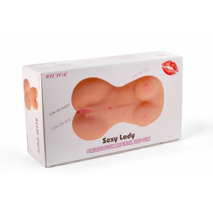 Masturbator 2-in-1 Vagin + Anus Sexy Lady 6