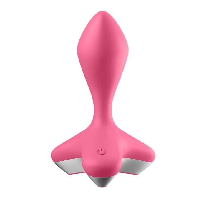 Dop Anal Cu Vibratii Game Changer, Roz, 11.5 Cm 5