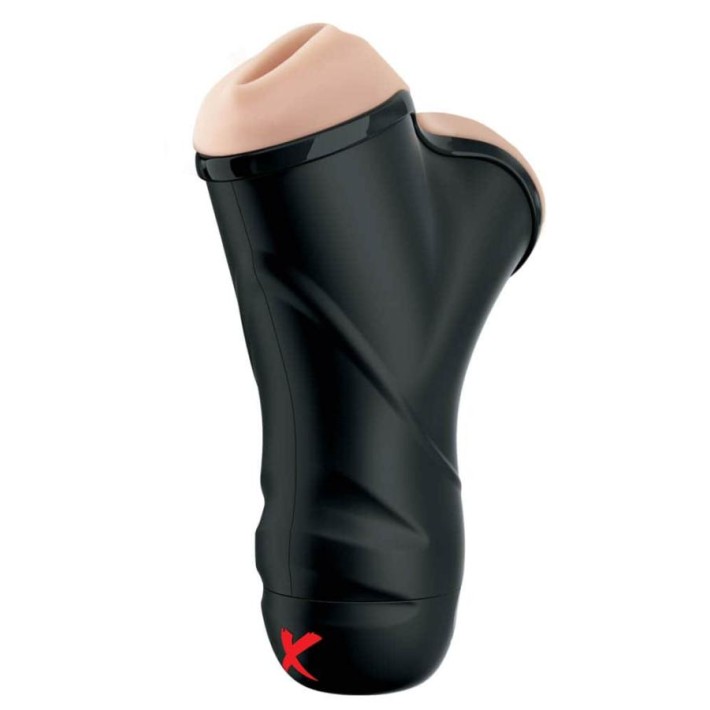 Masturbator Double Penetration Vibrating Stroker 4