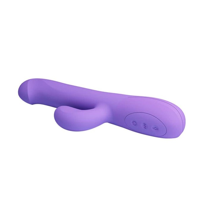 Vibrator Rabbit Cu Rotatii Truman, Lila, 23.5 Cm 4