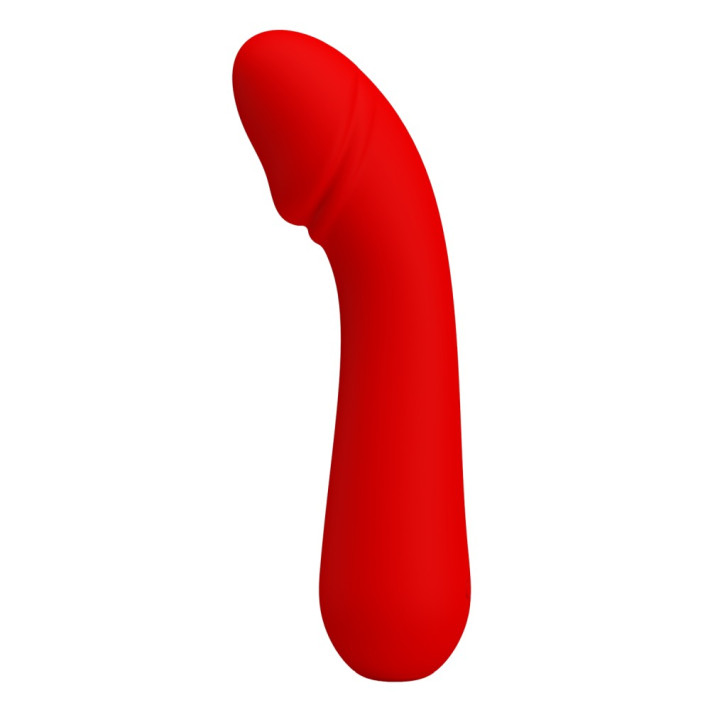 Vibrator Punctul G Cetus, Rosu, 15 Cm 8