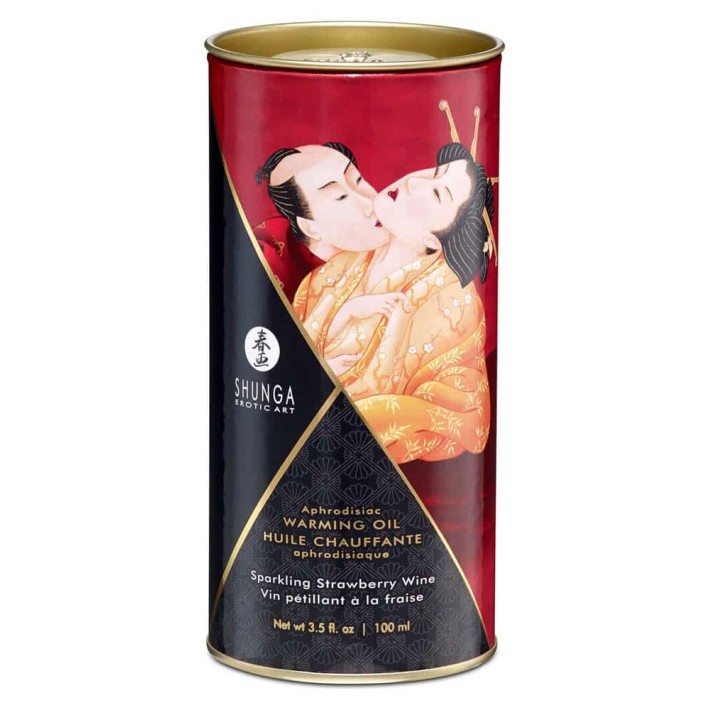 Ulei Afrodiziac Cu Efect De Caldura Sparkling Strawberry Wine, 100 Ml 4