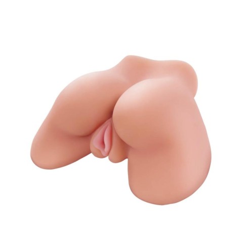 Pipedream - Extreme Toyz, Masturbator 2-in-1 Cu Vibratii Phat Ass White Girl, pasiune.ro