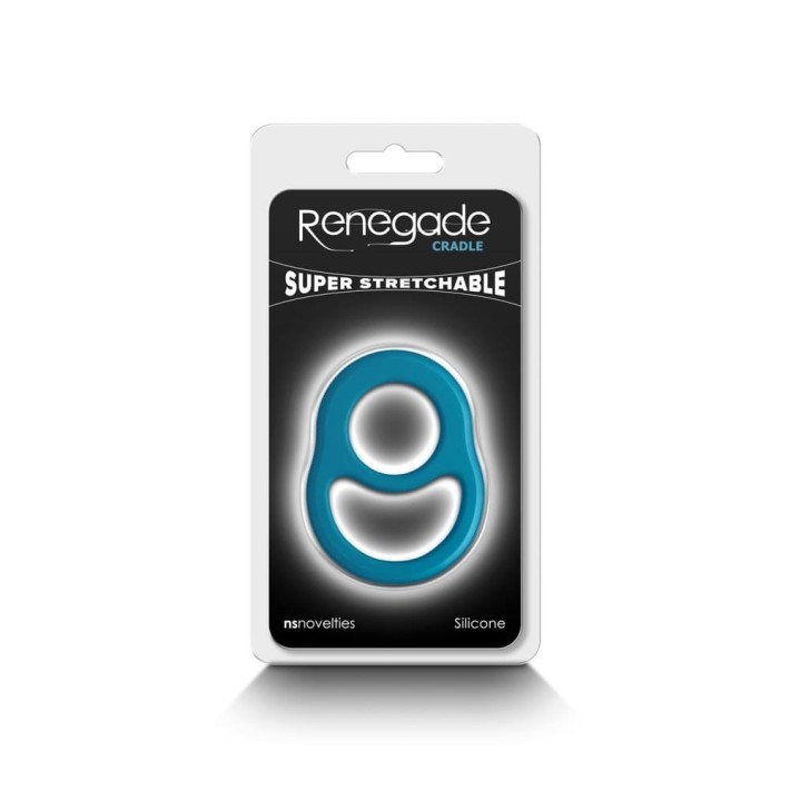 Inel Pentru Penis Renegade Cradle, Turcoaz 3