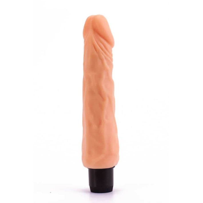 Vibrator Realistic Real Feel Cyberskin, Natural, 20 Cm 3