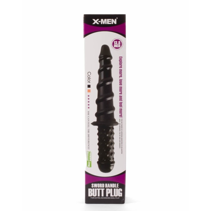 Dop Anal Extra Large Sword Handle I, Negru, 35 Cm 5