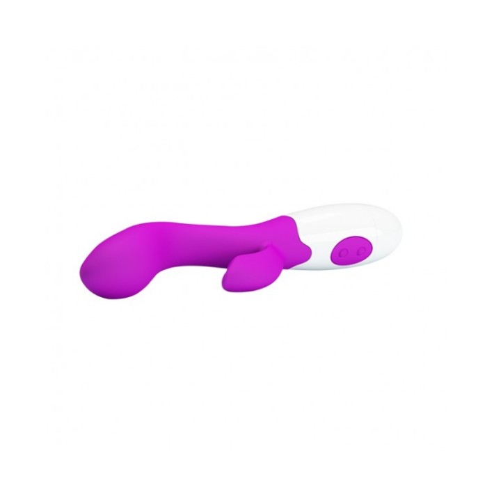 Vibrator Rabbit Brighty, Violet, 20 Cm 3