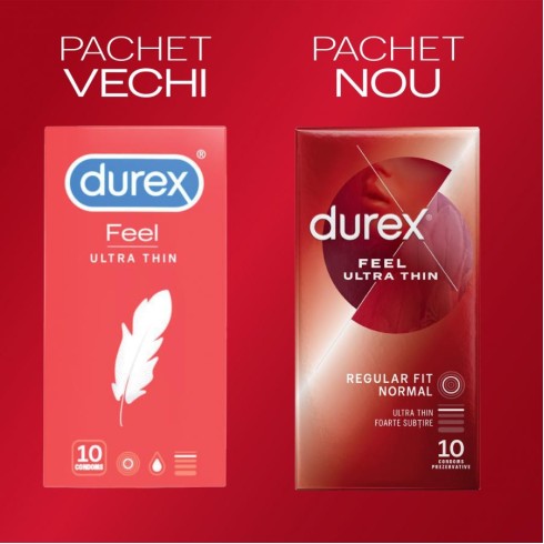 prezervative, Prezervative Durex Feel Ultra Thin 10 Buc, pasiune.ro