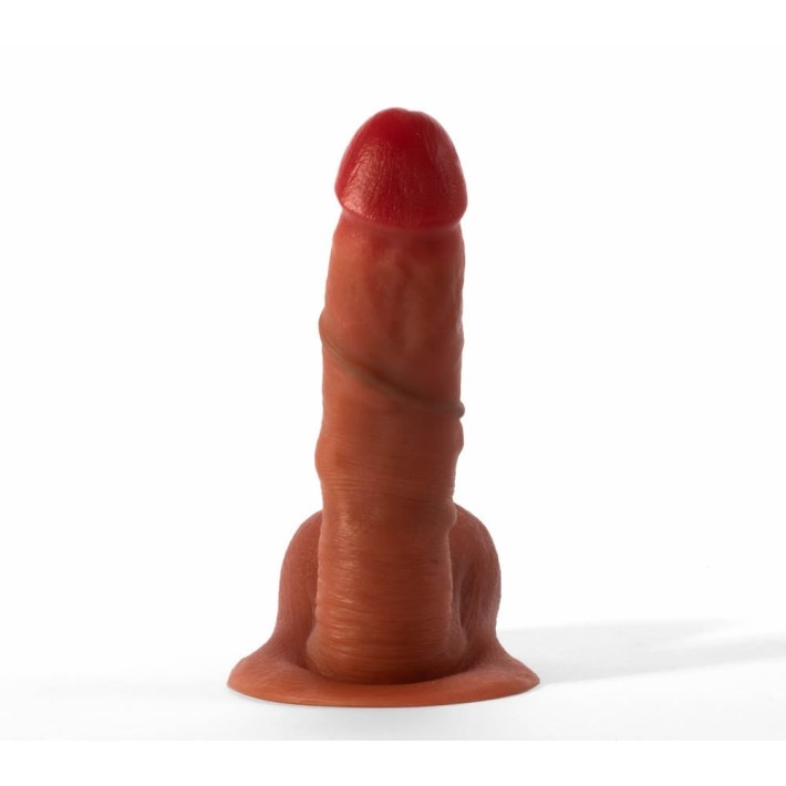 Dildo Ultra Realistic Cu Ventuza Mike, Natural, 15.5 Cm 4