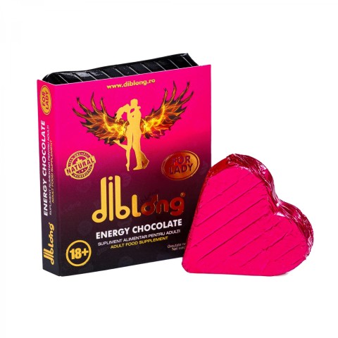 long, Ciocolata Afrodisiac Diblong Energy Chocolate, Pentru Femei, 24 Gr, pasiune.ro