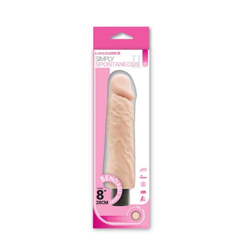 ou, Vibrator Realistic Simply Spontaneous Ii, Natural, 19 Cm, pasiune.ro
