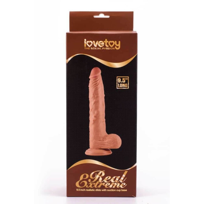 Dildo Realistic Cu Ventuza Real Extreme, Natural, 24 Cm 7