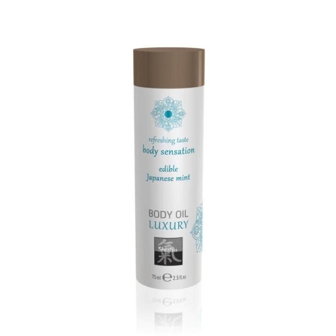 ulei, Ulei De Corp Luxuriant Comestibil - Menta Japoneza, 75 Ml, pasiune.ro