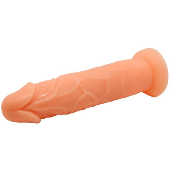 Dildo Clasic Cu Ventuza Barbara Calvin, Natural, 19.8 Cm 3