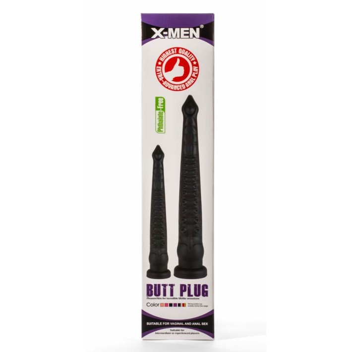 Dop Anal Extra Large Pvc, Negru, 44 Cm 7