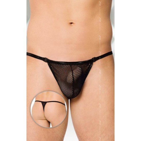 tanga, Chiloti Tanga Tip Plasa, Negru, S-l, pasiune.ro