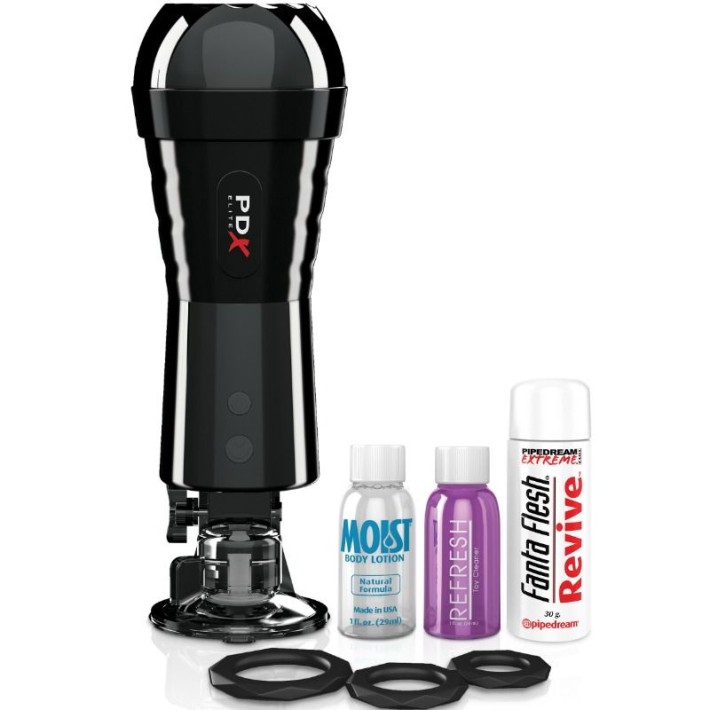 Masturbator Cock Compressor Vibrating Stroker 2