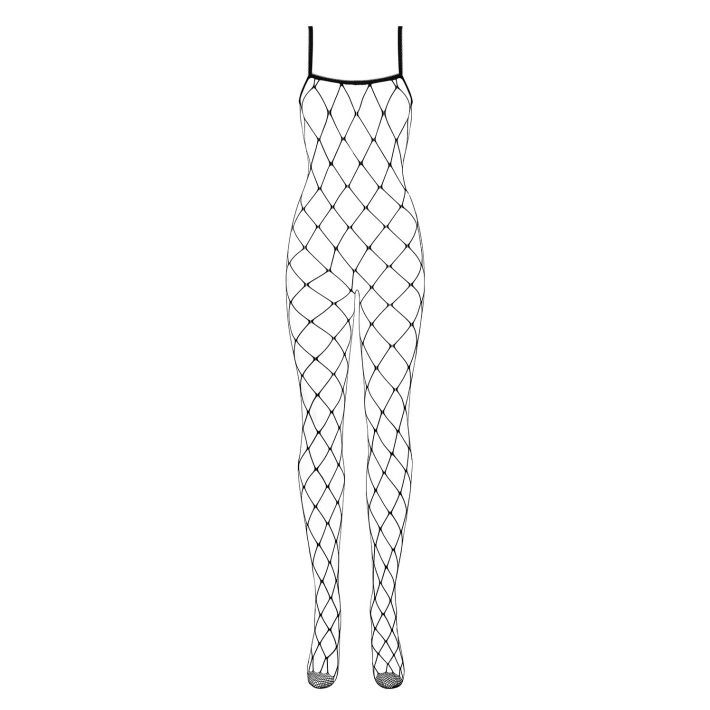 Bodystocking Catsuit Tip Plasa, Negru, S/m/l 6