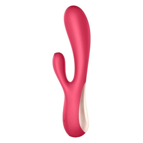 Vibratoare Rabbit, Vibrator Rabbit Mono Flex, Rosu, 20 Cm, pasiune.ro