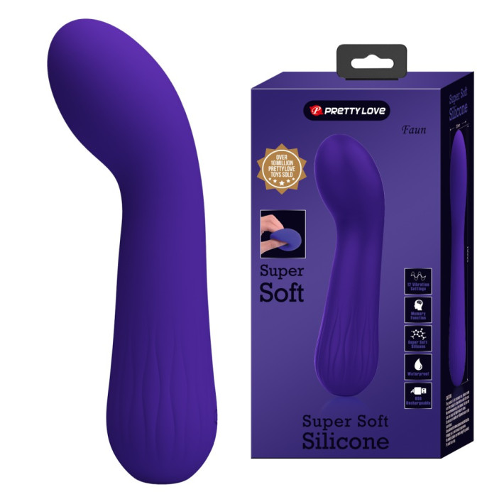 Vibrator Punctul G Faun, Indigo, 15 Cm 4
