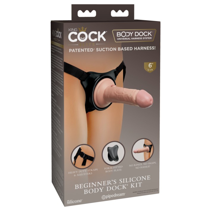 Beginner's Silicone Body Dock Kit Black / Black 11