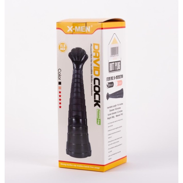 Dildo Fantasy Xxl Davids, Negru, 30 Cm 6