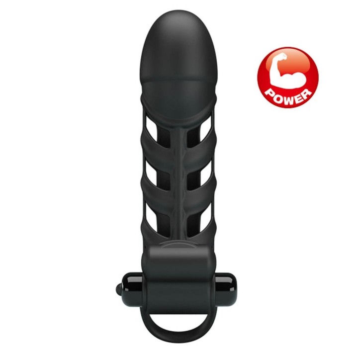 Manson / Extensie Penis Cu Vibratii Sleeve Ii 6
