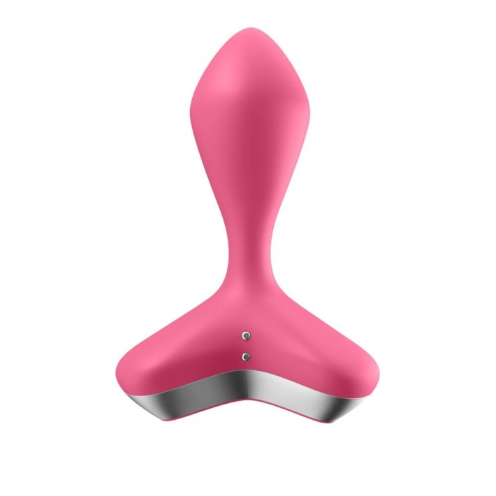 Dop Anal Cu Vibratii Game Changer, Roz, 11.5 Cm 2