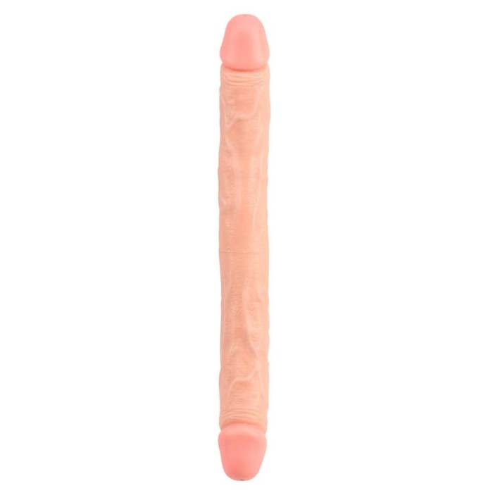 Dildo Clasic Dublu Ladybro Love, Natural, 32.5 Cm 2