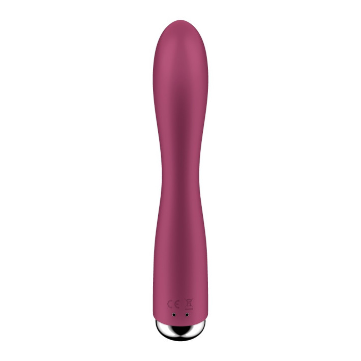 Vibrator Cu Rotatii Spinning Rabbit 1, Rosu, 20 Cm 4