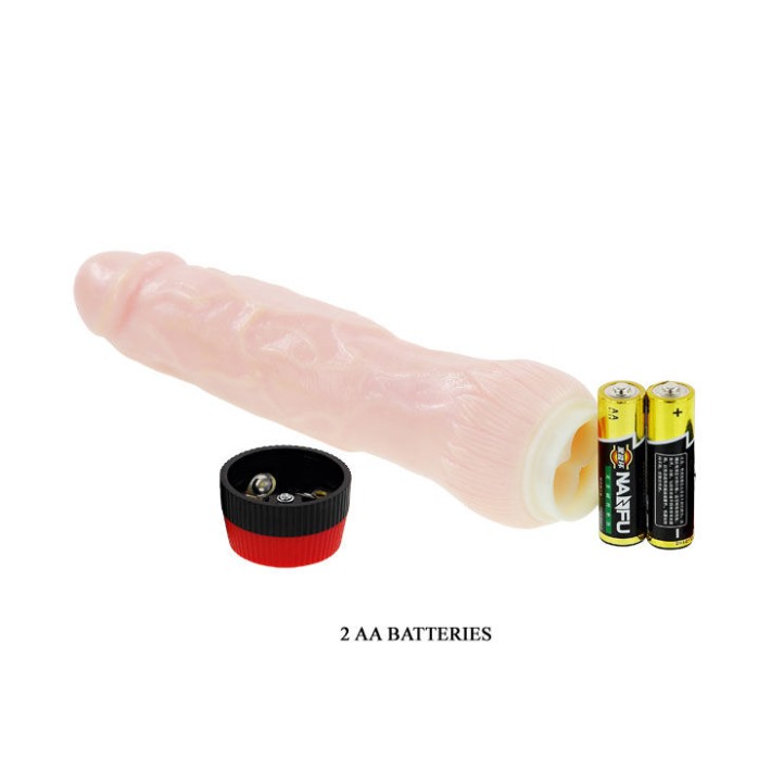 Vibrator Realistic Rockin Dong 3, Natural, 21.5 Cm 4