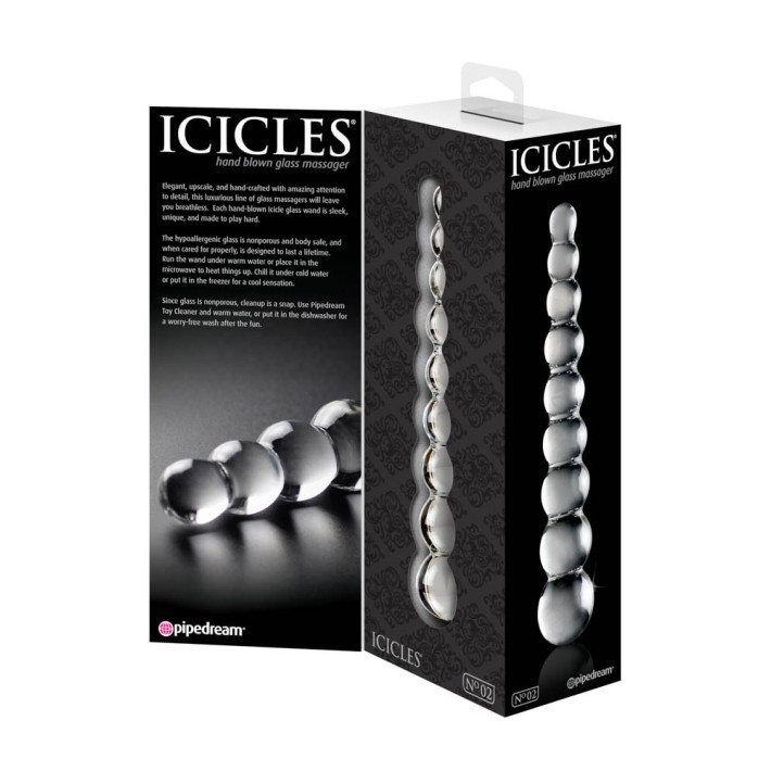 Dildo Clasic Din Sticla Icicles No. 02 2