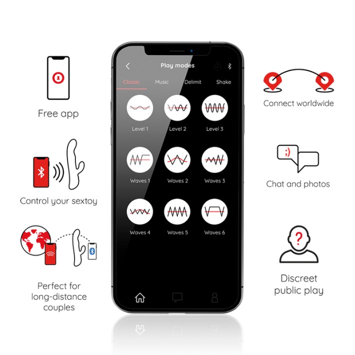 Vibrator Cu Vibratie Si Rotatie Oninder - Aplicatie Gratuita 7