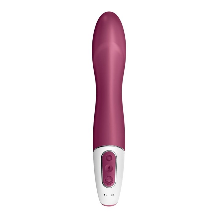 Vibrator Punctul G Big Heat, Bordo, 22 Cm 6