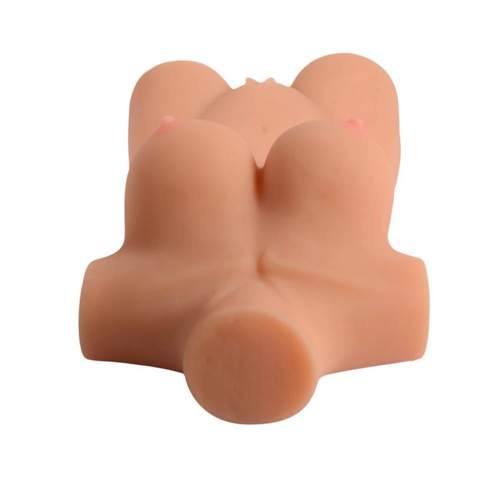 Masturbator 2-in-1 Vagin+anus Busty Lady Half Body Sex Doll 5