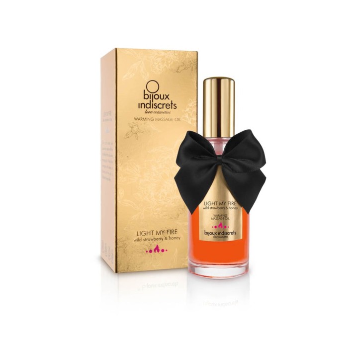 Ulei De Masaj Cu Efect De Caldura Light My Fire (aroma Capsune Salbatice + Miere), 100 Ml 4