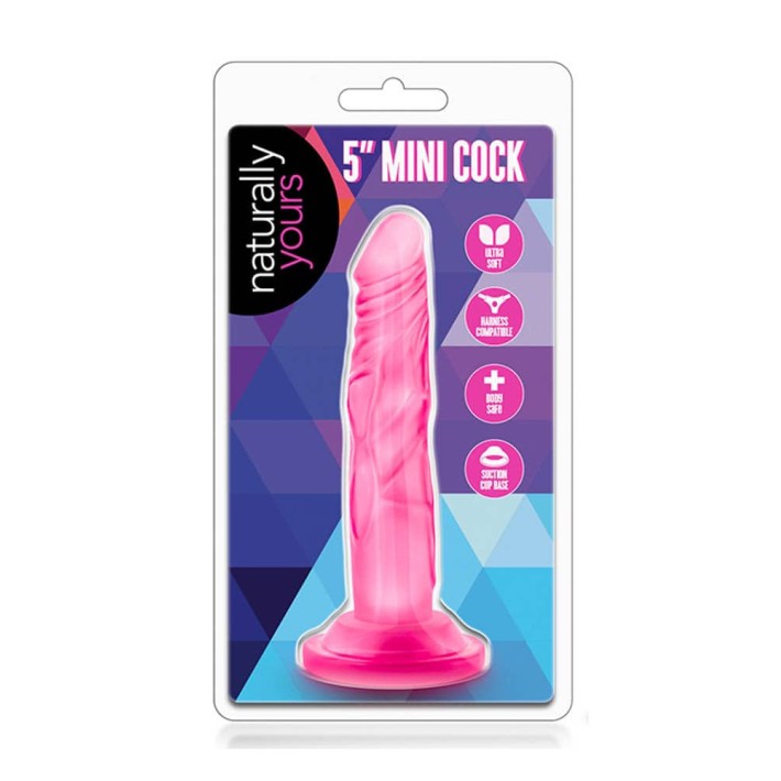 Dildo Clasic Mini, Roz, 12 Cm 2