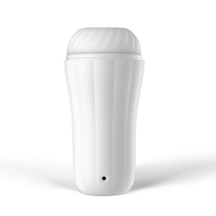 Masturbator Cu Vibratii Robin, Alb 5