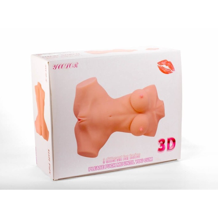 Masturbator 2-in-1 Double Hole 3d Iii 4