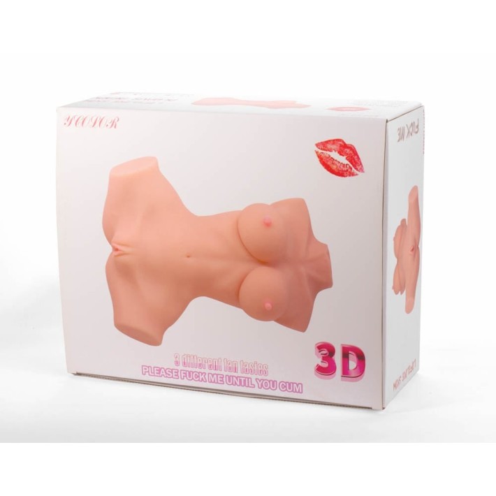 Masturbator 2-in-1 Double Hole 3d Iii 5