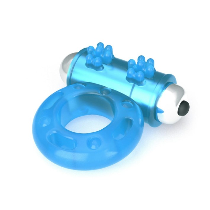 Inel Penis Fosforescent Cu Vibratii Lumino Play Vibrating Penis Ring 1, Albastru 7