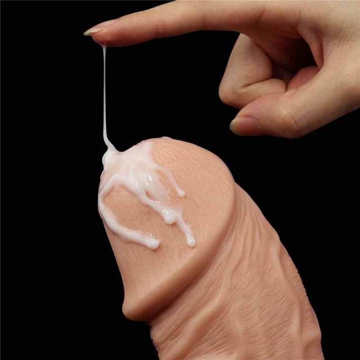 Dildo Realistic Extra-gros Curved, Natural, 24 Cm 4