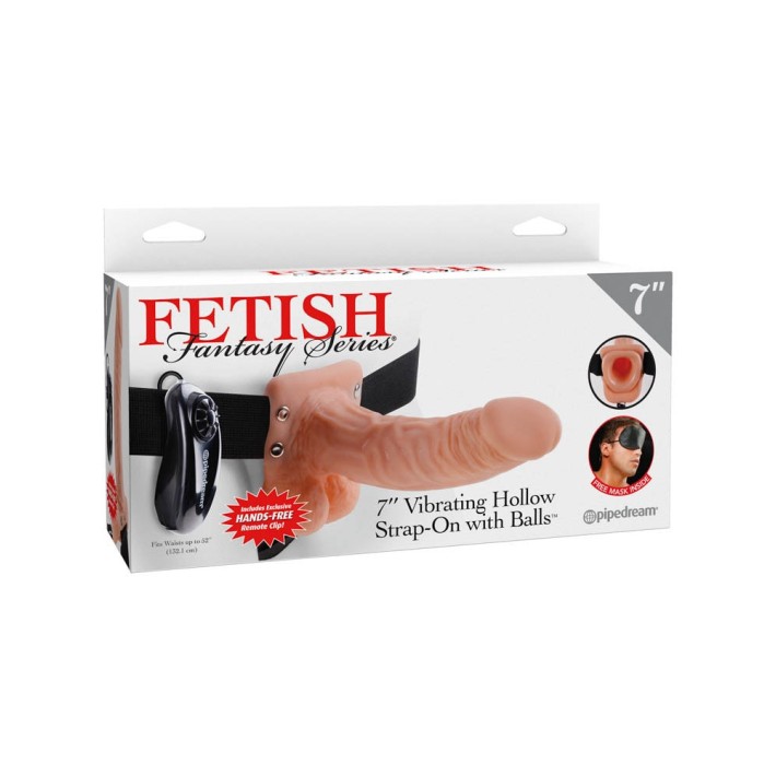 Strap-on/extensie Penis Cu Vibratii, Natural, 18 Cm 5
