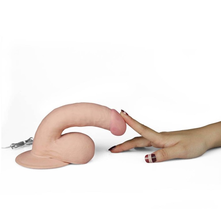 Vibrator Realistic The Ultra Soft Dude, Natural, 17 Cm 6