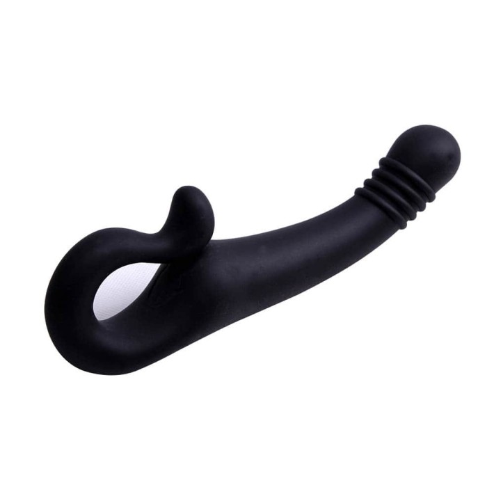 Dildo Anal Hand Gun, Negru, 24 Cm 4