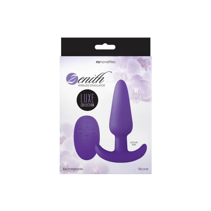 Dop Anal Cu Vibratii Luxe Zenith, Mov, 10 Cm 2