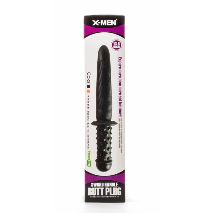 Dop Anal Extra Large Sword Handle Ii, Negru, 35 Cm 5