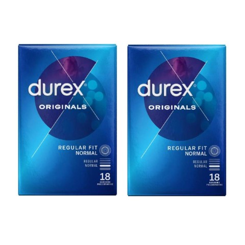 , Pachet Prezervative Durex Classic 2x18, 36 Bucati , pasiune.ro